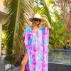 Dresses BuddyLove Clothing Label | Buddylove Tortolla Caftan Maxi Dress - Electro Pop