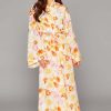 Pajamas BuddyLove Clothing Label | Buddylove Romee Long Robe - Creamsicle