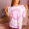 Tops BuddyLove Clothing Label | Buddylove Tweety Oversized Tie-Dye Tee - Don'T Funk With My Heart