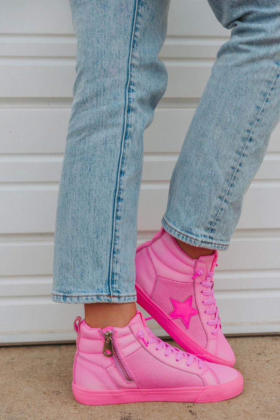 Accessories Vintage Havana | Serious High Top Sneakers - Pink