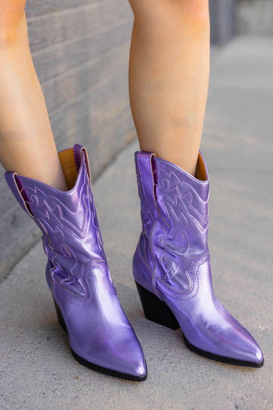 Accessories Dolce Vita | Landen Electric Leather Boots - Violet