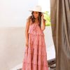 Dresses BuddyLove Clothing Label | Buddylove Landon Tie-Shoulder Maxi Dress - Jazzy