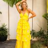 Dresses BuddyLove Clothing Label | Buddylove Callie Tiered Maxi Dress - Songbird