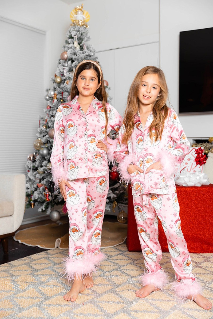 Family BuddyLove Clothing Label | Buddylove Mini Danica Loungewear - Kris Kringle