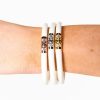 Accessories BuDha Girl | Budha Girl Three Kings Bangles - Ivory