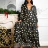 Dresses BuddyLove Clothing Label | Buddylove Zodiak Long Sleeve Maxi Dress - Super Nova