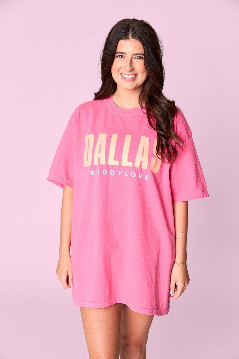 Tops BuddyLove Clothing Label | Dallas Graphic Tee - Crunchberry