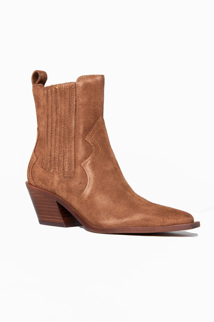 Accessories Dolce Vita | Senna Suede Booties - Chestnut