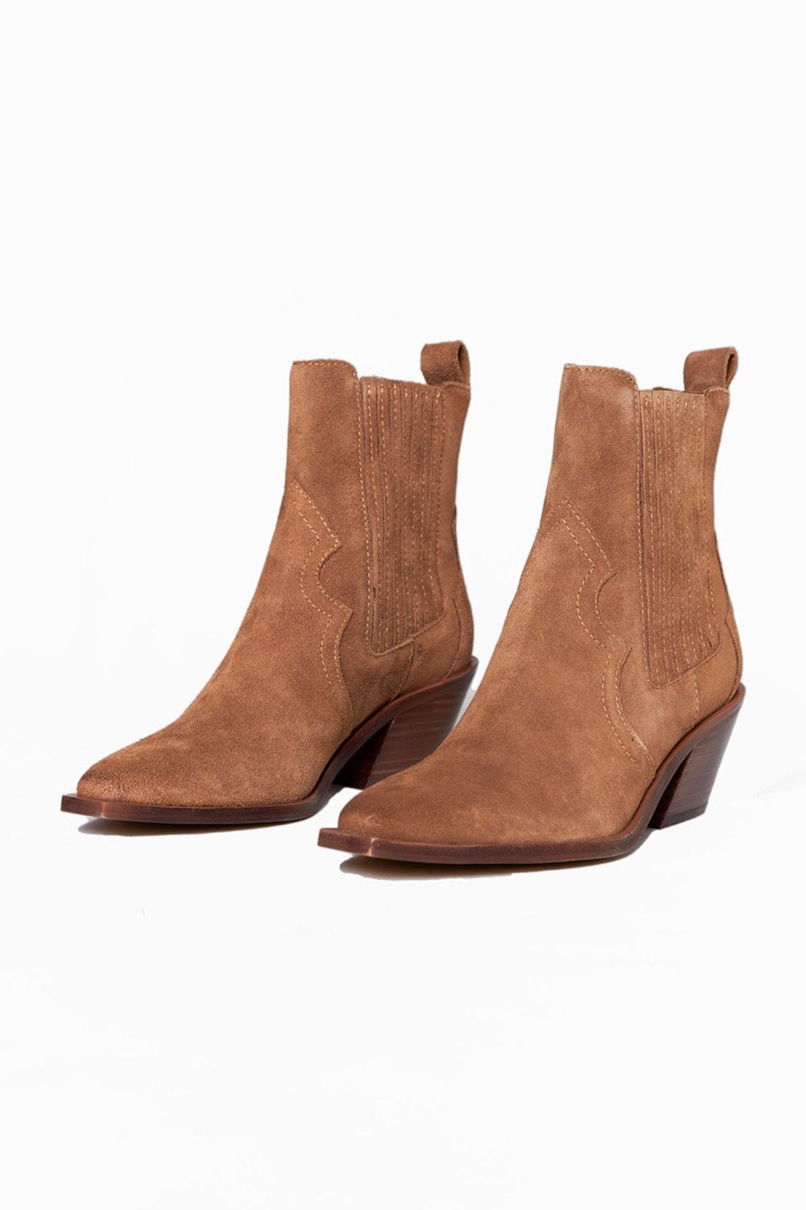 Accessories Dolce Vita | Senna Suede Booties - Chestnut