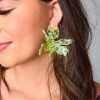 Accessories Linny Co | Linny Co Xx Bl Fawna Statement Earrings - Citron