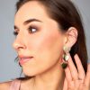 Accessories Treasure Jewels | Triple Heart Earrings - Gold