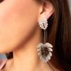 Accessories Treasure Jewels | Double Palm Earrings - Gold