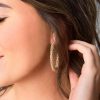 Accessories Kinsey Designs | Riley Hoop Earrings - Gold