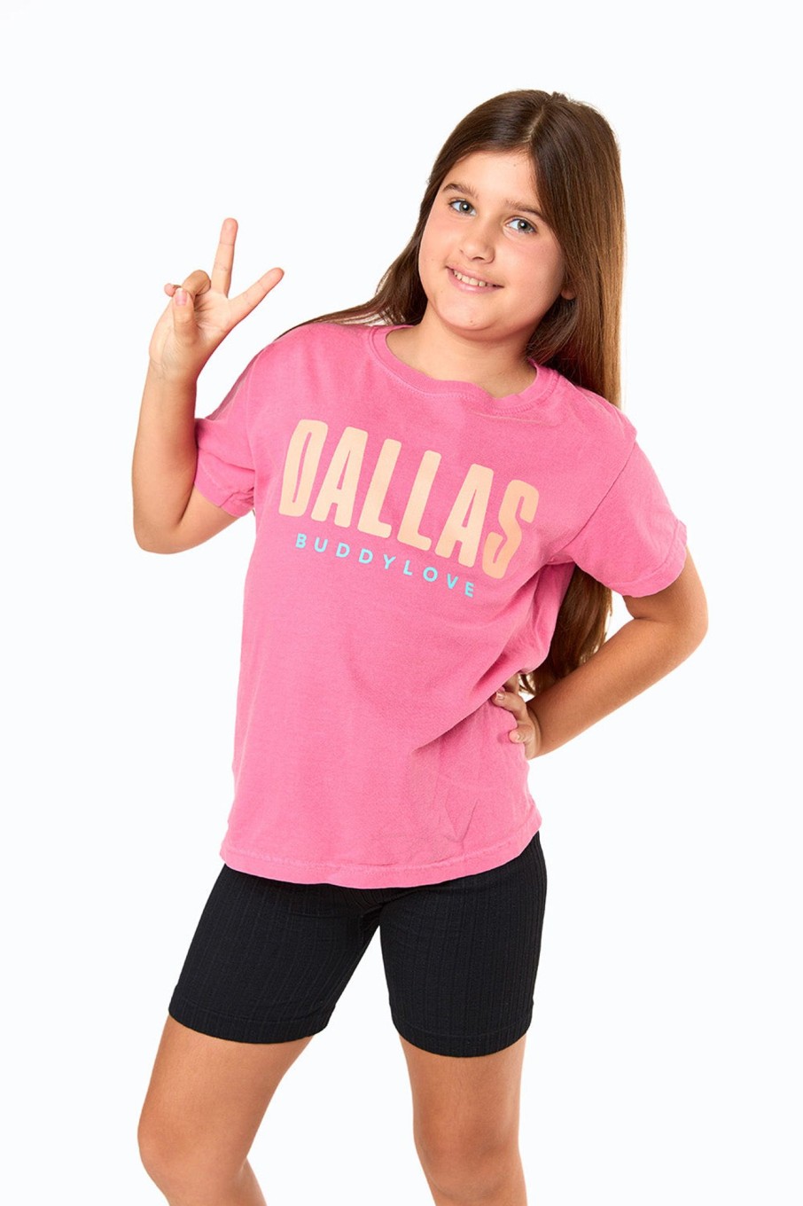 Family BuddyLove Clothing Label | Dallas Youth Graphic Tee - Crunchberry