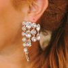 Accessories Treasure Jewels | Jeweled Statement Earrings - Silver