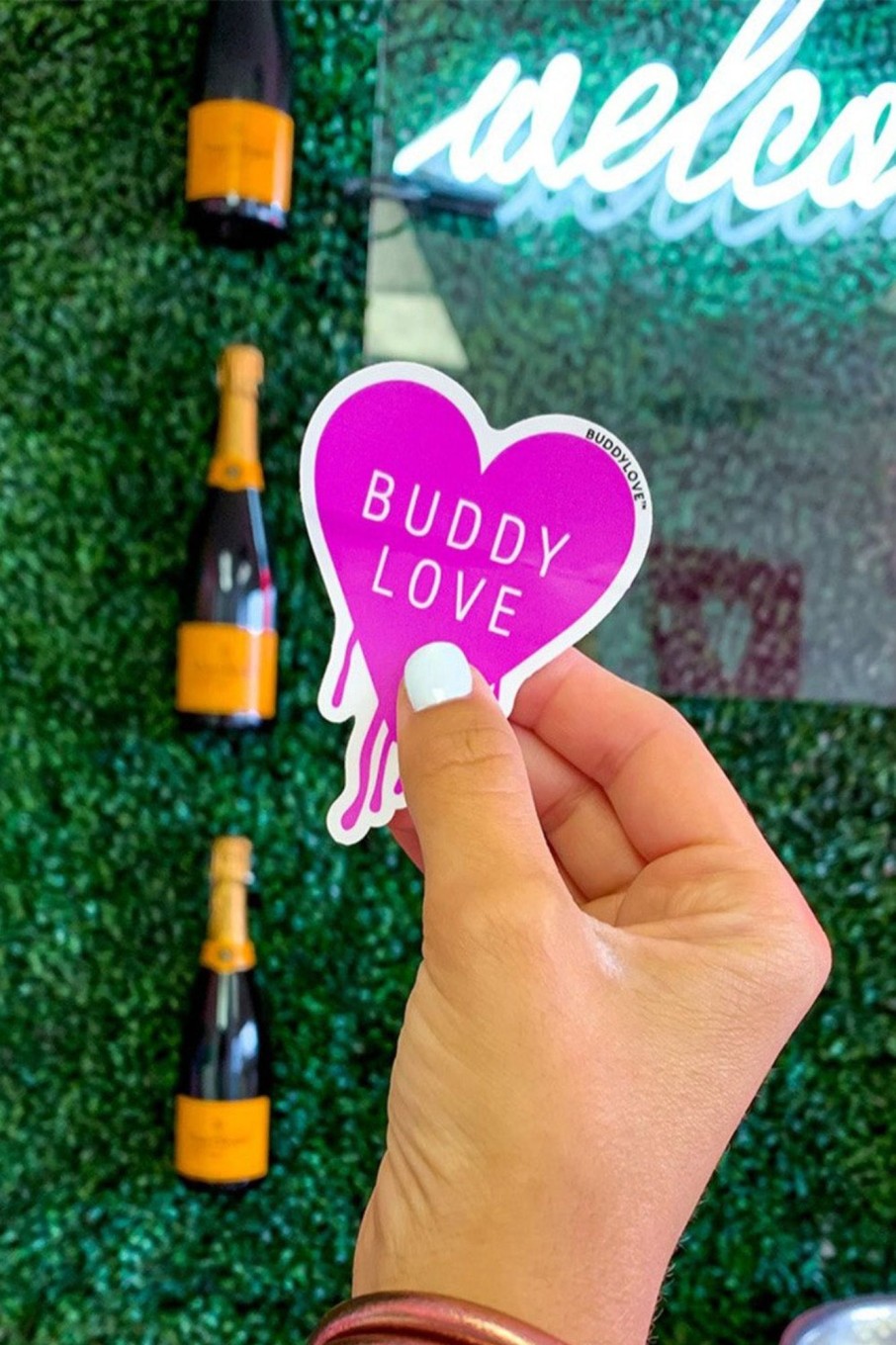 Accessories BuddyLove Clothing Label | Buddylove Drippy Heart Sticker