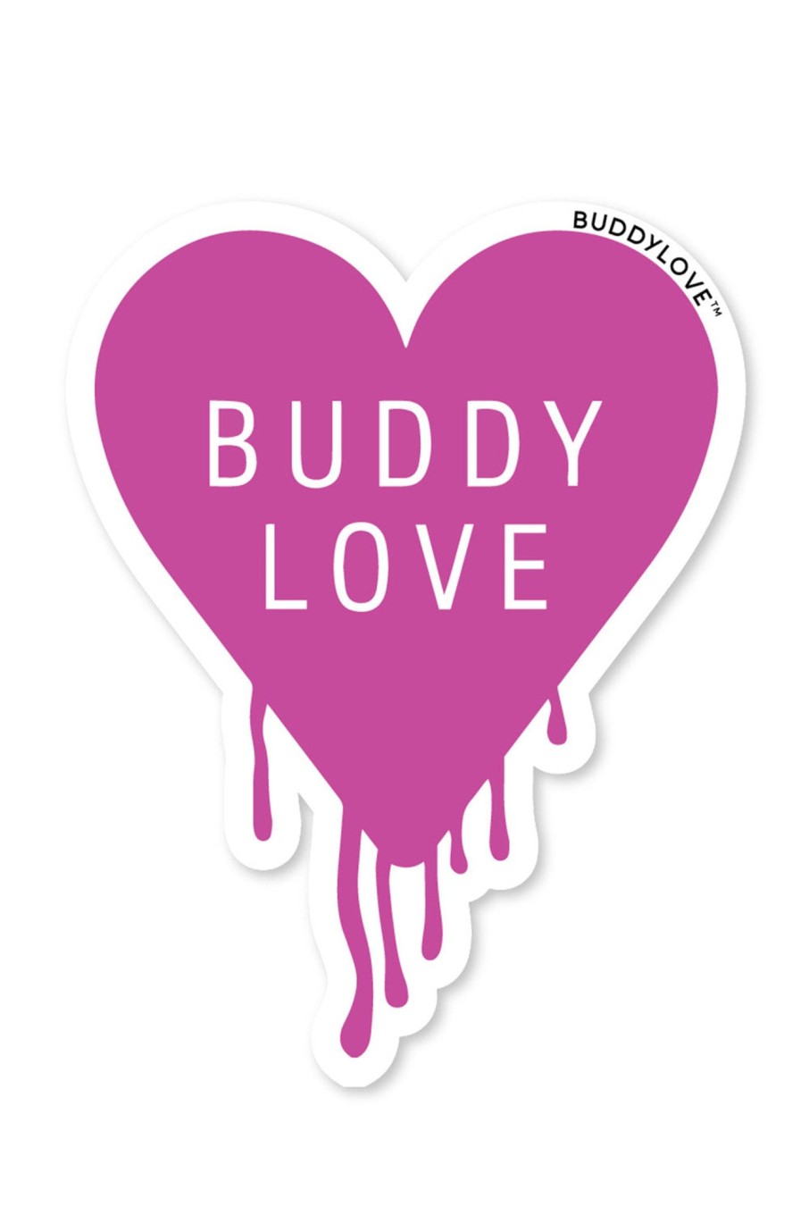 Accessories BuddyLove Clothing Label | Buddylove Drippy Heart Sticker