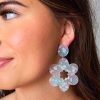 Accessories Linny Co | Linny Co Xx Bl Gigi Statement Earring - Seaglass