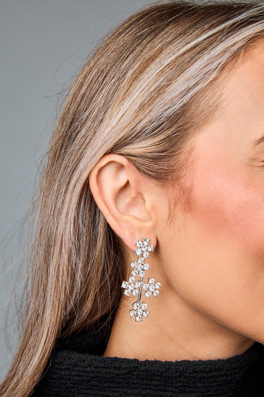 Accessories Lisi Lerch | Jolene Statement Earring - Silver