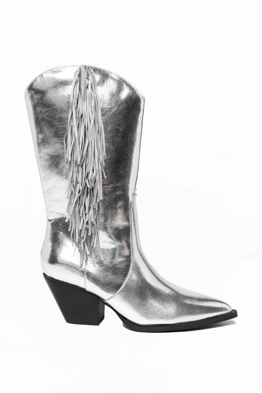 Accessories Billini | Andi Fringe Boot - Silver