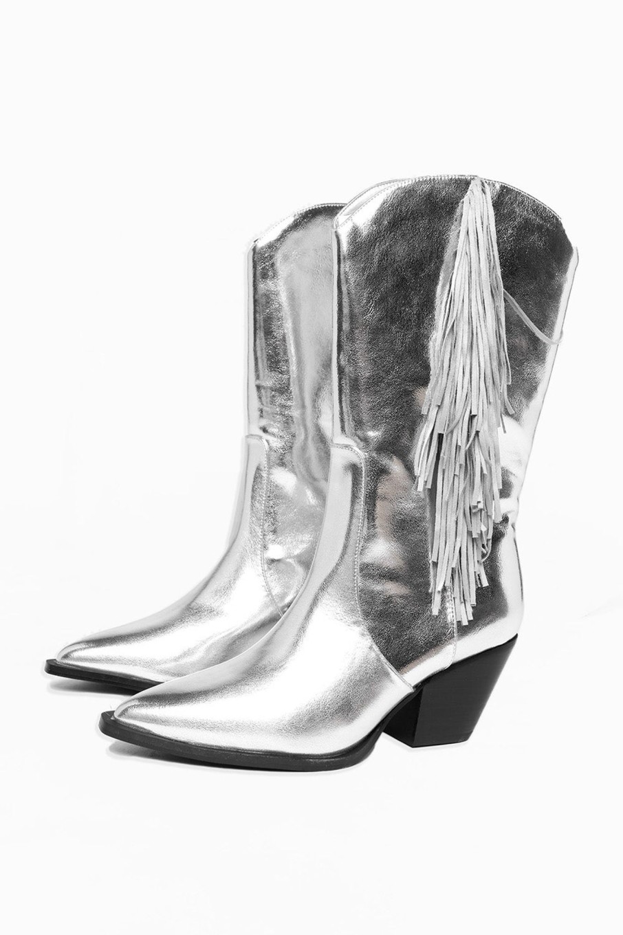 Accessories Billini | Andi Fringe Boot - Silver