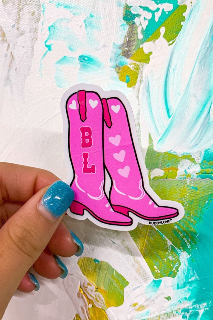 Accessories BuddyLove Clothing Label | Buddylove Boot Scootin' Sticker