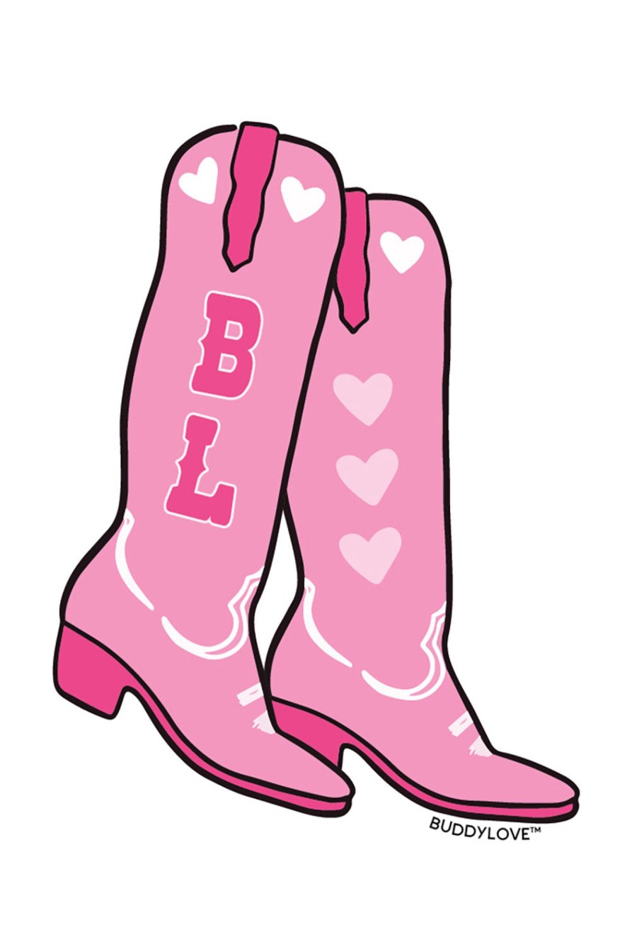 Accessories BuddyLove Clothing Label | Buddylove Boot Scootin' Sticker