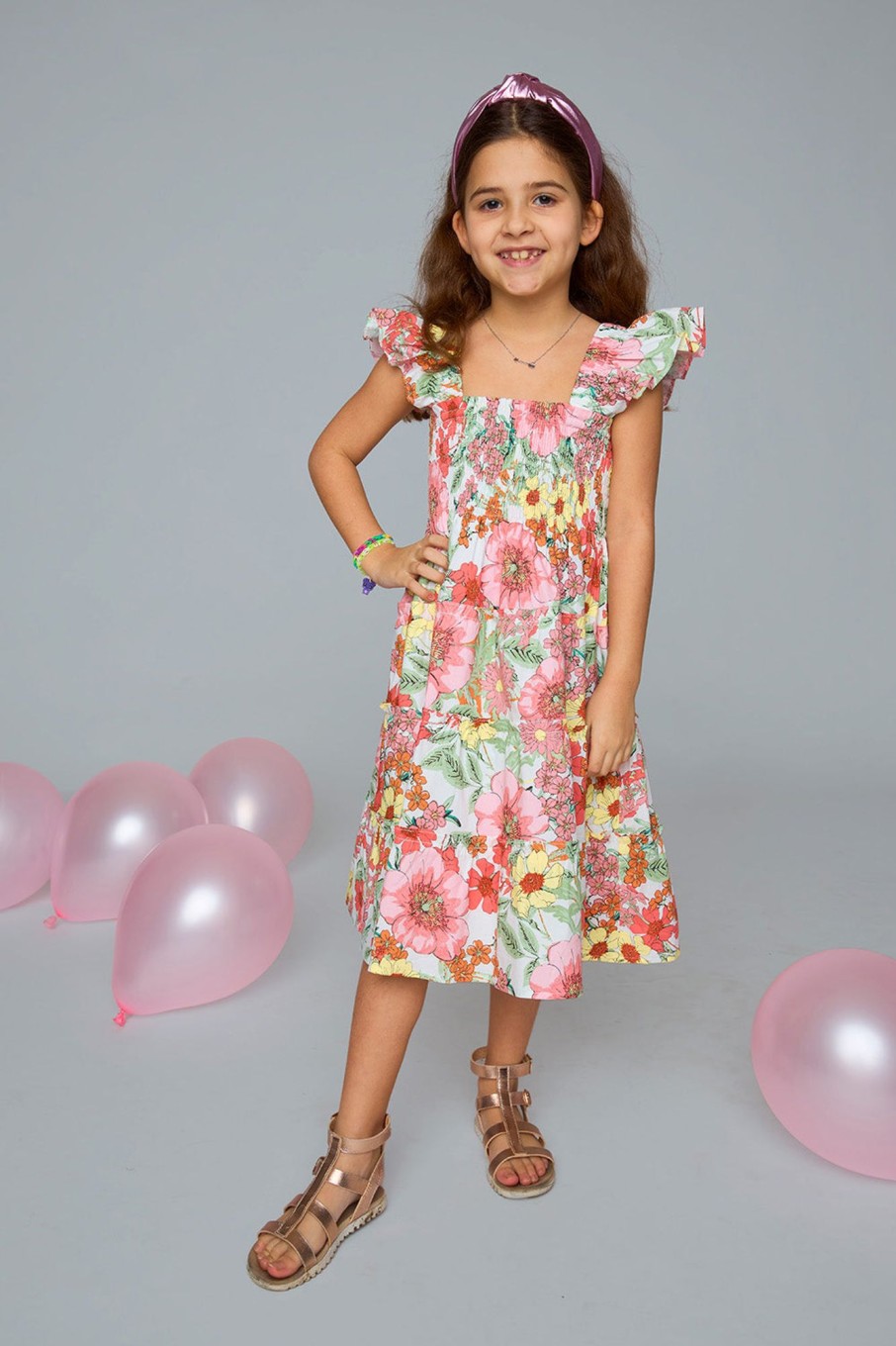 Family BuddyLove Clothing Label | Buddylove Nori Girl'S Dress - Whimsy