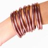 Accessories BuDha Girl | Budha Girl All Weather Medium Bangles - Rose Gold