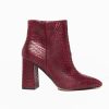 Accessories ShuShop | Veronica Booties - Wine Snake