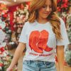 Tops BuddyLove Clothing Label | Buddylove Harrison Graphic Tee - Country Christmas