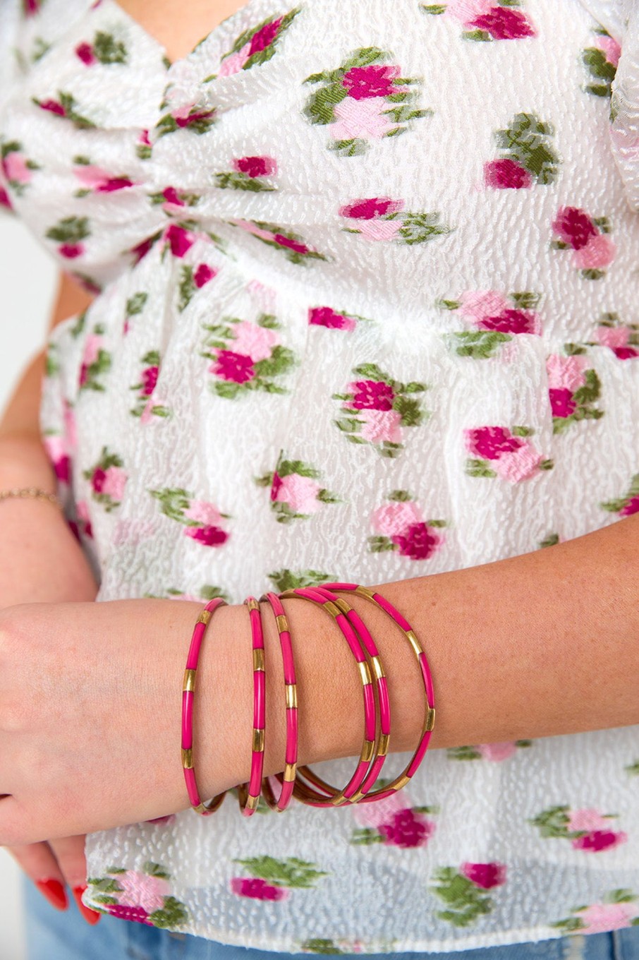 Accessories BuDha Girl | Budha Girl Veda Bracelets - Pink