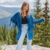 Outerwear BuddyLove Clothing Label | Buddylove Dutton Fringe Suede Jacket - Navy