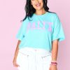 Tops BuddyLove Clothing Label | Daltx Graphic Tee - Chalky Mint