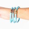 Accessories BuDha Girl | Budha Girl Three Kings Medium Bangles - Turquoise