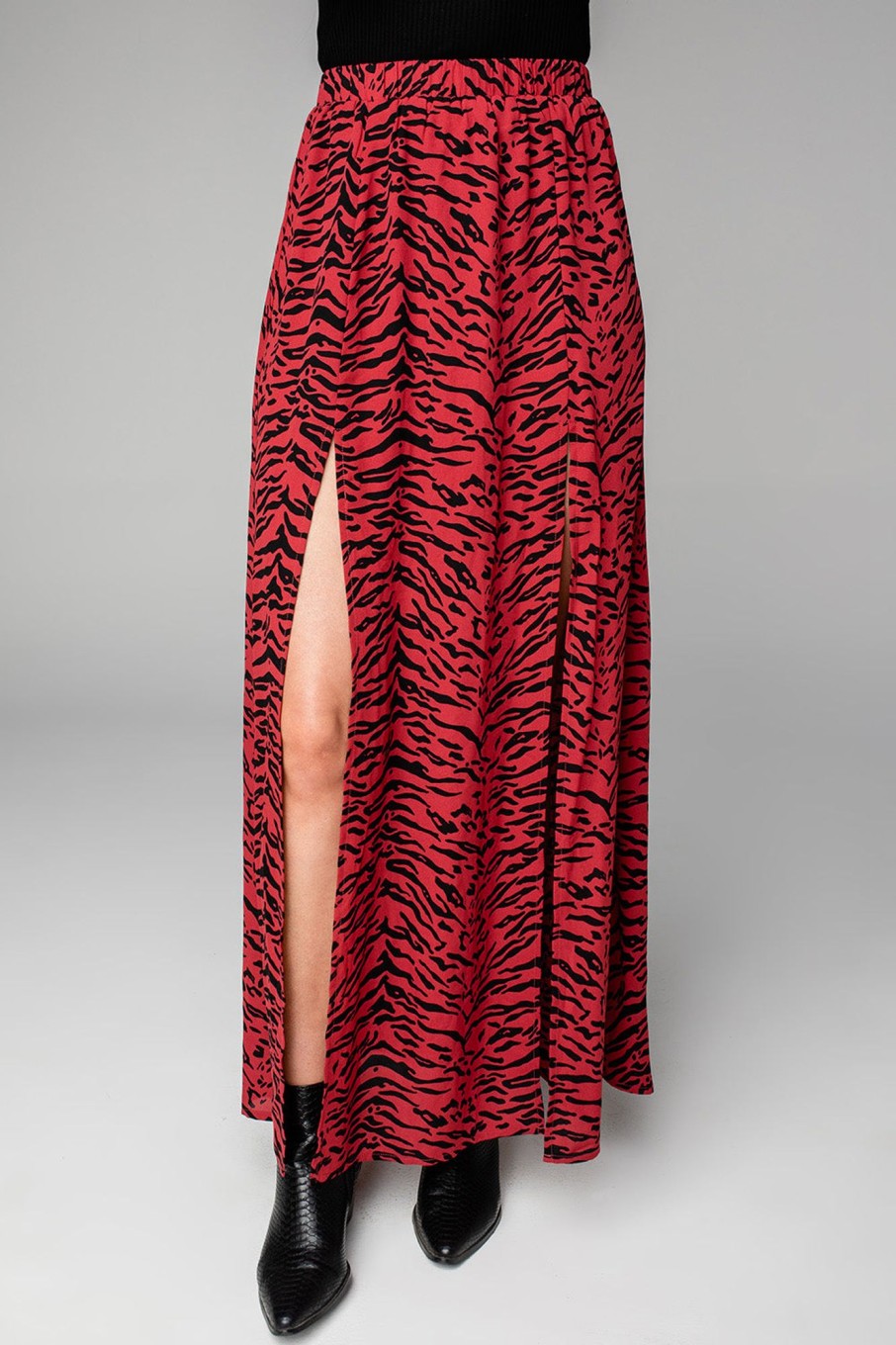 Bottoms BuddyLove Clothing Label | Buddylove Bridget Maxi Skirt - Tigers Blood