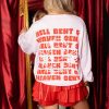 Tops BuddyLove Clothing Label | Buddylove Vickie Graphic Sweatshirt - Hell Bent