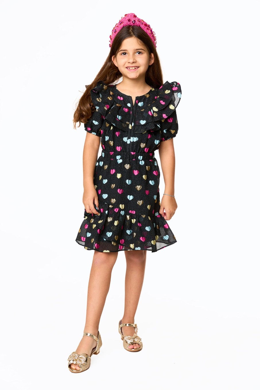 Family BuddyLove Clothing Label | Buddylove Mini Norma Girls Dress - Nobodys Darling