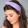 Accessories Bohemian Gemme | Olivia Lace Headband - Purple