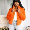 Outerwear BuddyLove Clothing Label | Buddylove Noella Faux Fur Jacket - Cayenne