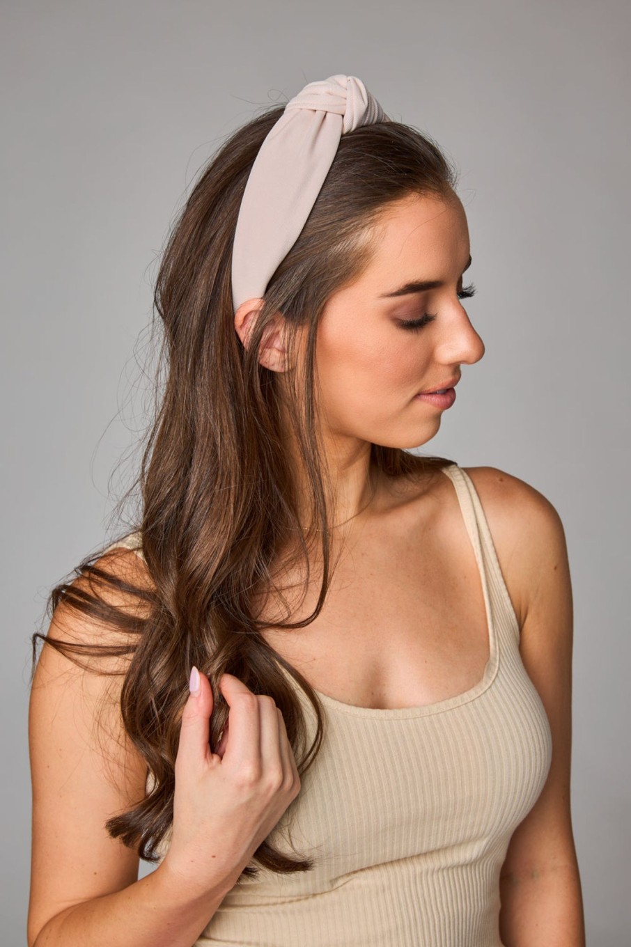 Accessories Sandy Pearls | Charlotte Headband - Cream