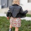 Family BuddyLove Clothing Label | Buddylove Mini Francesca Vegan Leather Jacket - Black