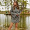 Dresses BuddyLove Clothing Label | Buddylove Willa Sweatshirt Dress - Heather Grey